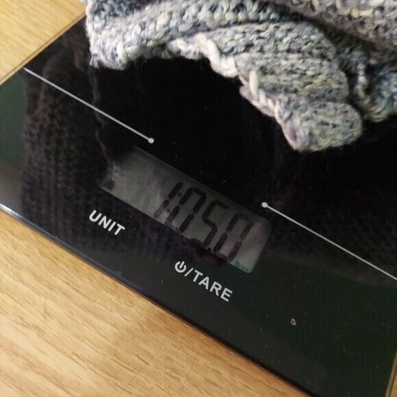 J. Jill Marled Knit Cardigan Sweater Cotton Blue Long Line Sz Small - Picture 9 of 9